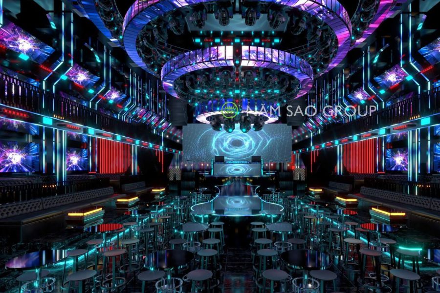 Hệ thống dàn âm thanh cho quán bar lớn trên 250m2