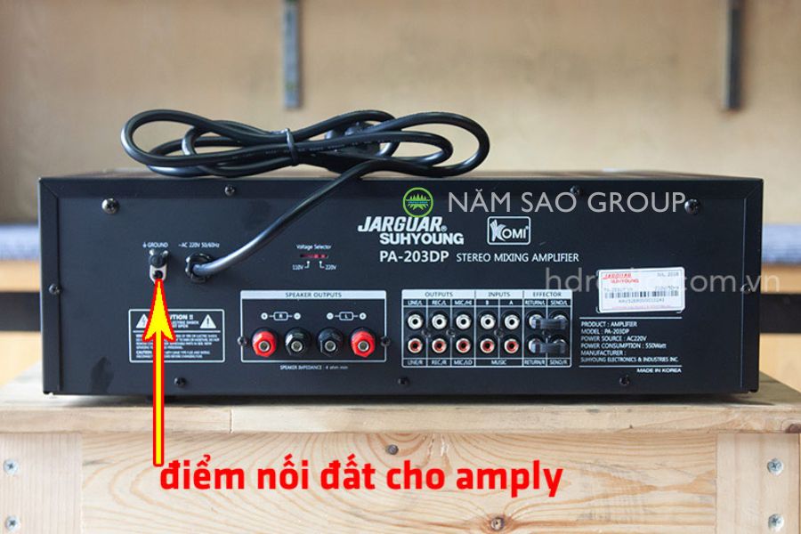 Nguyên nhân và cách khắc phục dàn âm thanh bì ù do không nối đất cho Amply