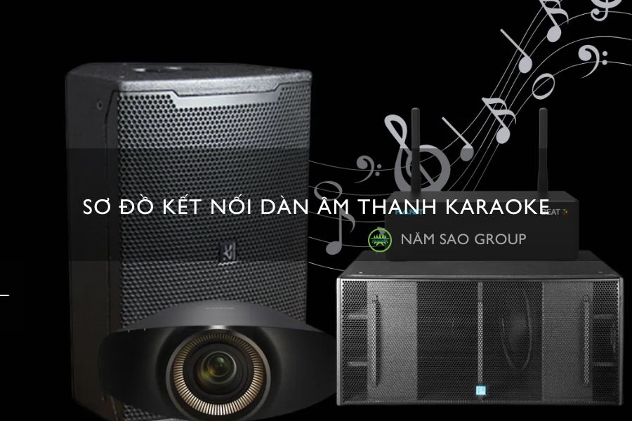 Sơ đồ kết nối dàn âm thanh karaoke