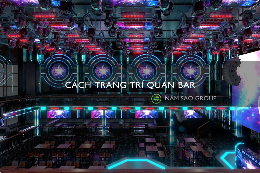 Cách trang trí quán bar