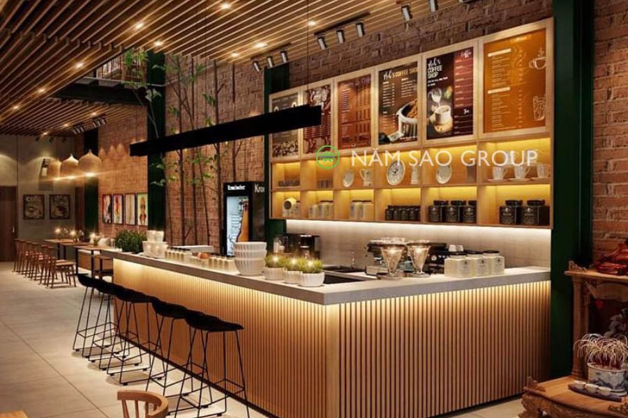 Quầy Bar dạng góc
